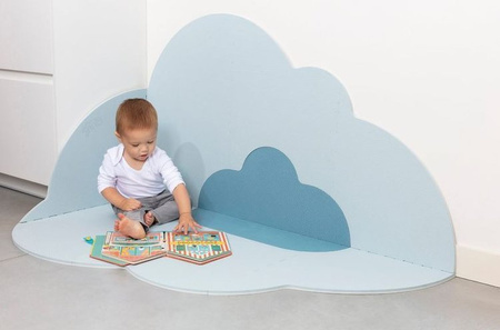 Quut Playmat Mata do Zabawy Duża Chmurka Dusty Blue
