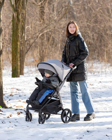 Carrello Bravo Plus 2023 Wózek Spacerowy Mist Grey