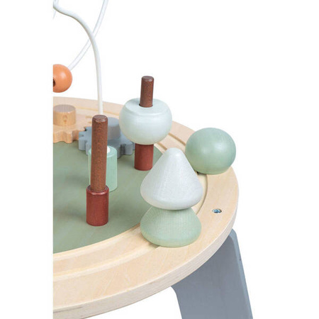 Janod Sweet Cocoon Wielofunkcyjny Drewniany Stolik Edukacyjny z Regulacją Wysokości