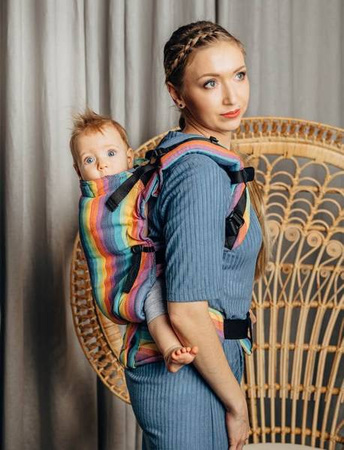 LennyLamb Nosidło LennyUpGrade z Tkaniny Skośno-Krzyżowej 100% Bawełna Luna Rozmiar Standard