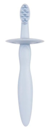 Canpol babies silikonowa szczoteczka- gryzaczek z ogranicznikiem 51/500_blu Niebieski