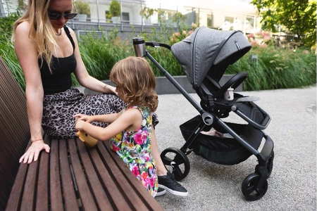 Kidnort Isbjörn Wózek Spacerowy Czarny