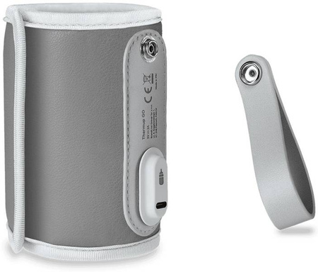 Lionelo Thermup Go Przenośny Podgrzewacz Do Butelek Grey Silver