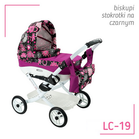 Adbor Lily Wózek dla Lalek Kwiaty Lc-19