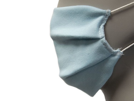 Ewa Klucze Maseczka Ochronna Wielorazowa Dla Dorosłych 100% Bawełna Niebieska