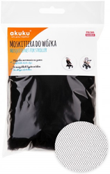 Akuku Moskitiera uniwersalna na wózek Czarny
