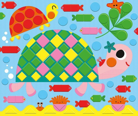 Janod Zestaw kreatywny Mozaika Zwierzęta 3+