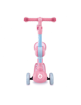 Momi Kiuru Hulajnoga Balansowa Z Siodełkiem Różowa