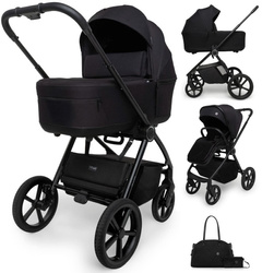 Muuvo One Wózek Głęboko-Spacerowy Negro