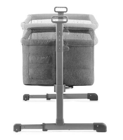 Kinderkraft Neste Łóżeczko Dostawne Grey Melange