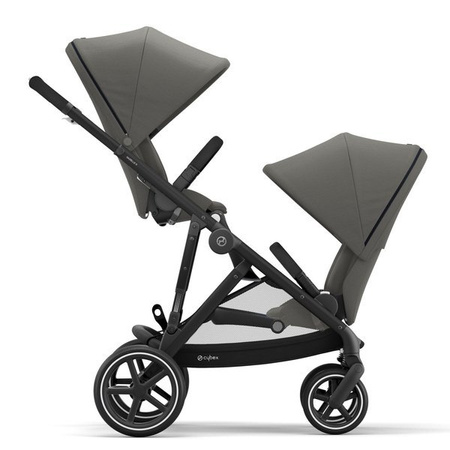 Cybex Gazelle S Wózek Bliźniaczy Soho Grey rama Black