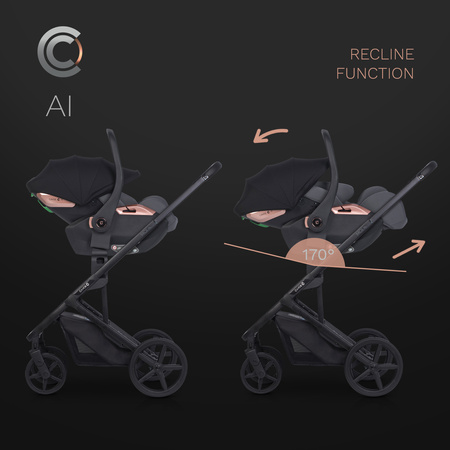 Cavoe AI Fotelik Samochodowy 0-13 Kg Shadow