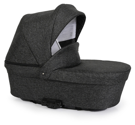 Kunert Molto Premium Wózek Głęboko-Spacerowy 2w1 Grafit Jeans Złota Rama Koła Żelowe