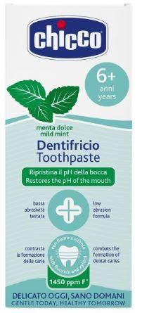 Chicco Pasta do Mycia Zębów Mentol 6l+