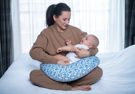 Motherhood Classics Fasolka Poduszka Do Karmienia Niebieska 2023