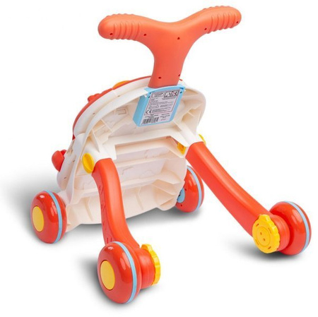 Toyz Caretero Pchacz Stolik Edukacyjny 2w1 Spark Orange