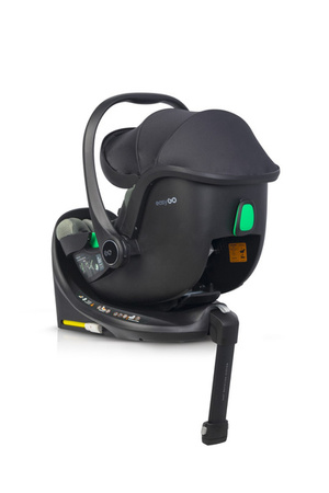 Easy Go Buz Pro Fotelik Samochodowy z Obrotową Bazą ISOFIX 0-13 kg Greener