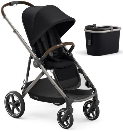 Cybex Gazelle S Wózek Spacerowy Deep Black rama Taupe