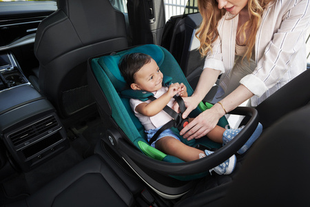 Kinderkraft I-Care I-Size RWF Fotelik Samochodowy 0-13kg Harbor Blue