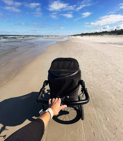 X-Lander X-Run Wózek Głęboko-Spacerowy z Torbą Evening Grey