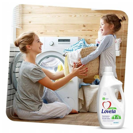 Lovela Family Płyn do Prania 1,85 l. Do Bieli