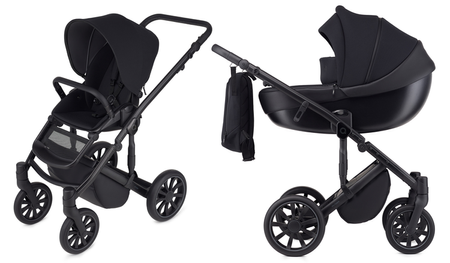 Anex M/Type Wózek Głęboko-Spacerowy Ink + Anex x Avionaut Pixel Fotelik Samochodowy 0-13kg + Adaptery Gratis
