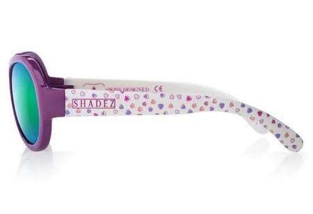 Shadez Okulary Designers Hearts Purple 3-7