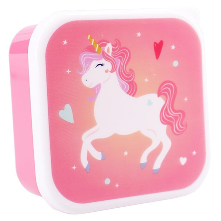 Pret Snack box śniadaniówka 3w1 Unicorn pink