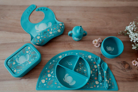 Sassi Sztućce silikonowe dla dzieci Słonik