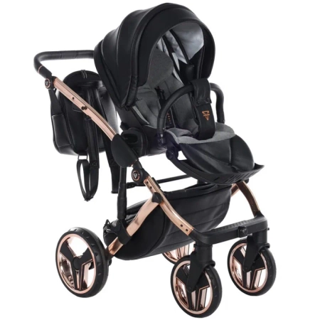 Tako Junama HandCraft Wózek Głęboko-Spacerowy 06 Black/Coper