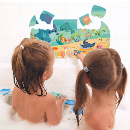 Janod Puzzle Do Kąpieli 28 elementów 3+ Ocean