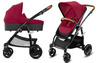 Cybex Leotie Lux spacerówka + stelaż + gondola CBX Crunchy Red