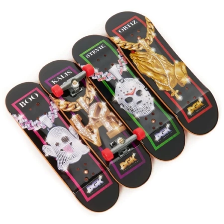 Spin Master Tech Deck - Zestaw Deskorolek Fingerboard DGK 4-pak