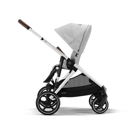 Cybex Gazelle S Wózek Spacerowy Bliźniaczy Rama Srebrna Lava Grey