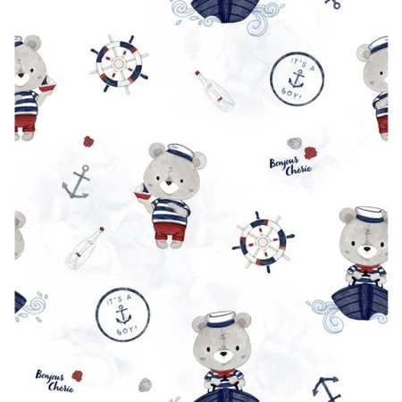 Bonjour Cherie, Pajac niemowlęcy 68 Marynarz