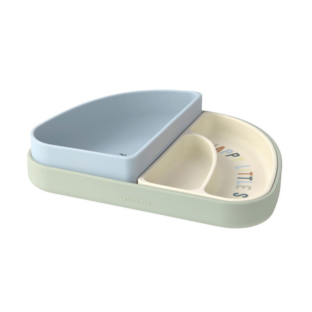 Lassig Zestaw silikonowych naczyń 3 el. Happy Fruit Lemon