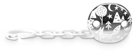 Suavinex Klips Do Smoczka Błyszczący Szary Fox