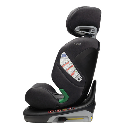 Mast Swiss Design M.Rox Obrotowy Fotelik Samochodowy Dark Grey