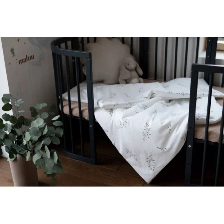 Waldin Pościel Dziecięca Junior 90x120 Zielone Gałązki