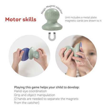 Taf Toys Puzzle Magnetyczne A Kuku Gra Rozwojowa z Łapaczem Magnesów