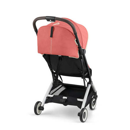 Cybex Orfeo Wózek Spacerowy Rama Srebrna Hibiscus Red