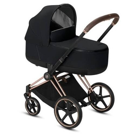 Cybex Priam 2.0 Lux Wózek Głęboki Rama Rose Gold Deep Black
