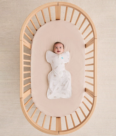 Love To Dream Swaddle Up Otulacz -rozmiar XS - kremowy, króliki ETAP1 - 1 TOG Original