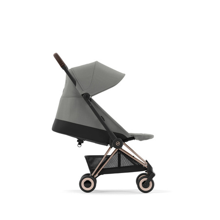 Cybex Coya Wózek Spacerowy Rama Rosegold Mirage Grey + Pałąk do Wózka