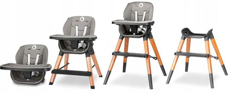 Lionelo Mona Krzesełko Do Karmienia Black Onyx