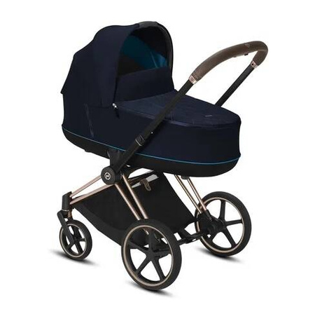 Cybex Priam 2.0 Lux Wózek Głęboki Rama Rose Gold Nautical Blue