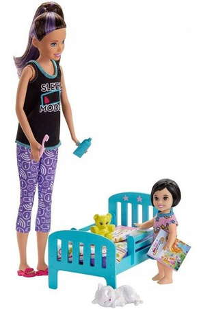 Barbie Skipper Opiekunka Zestaw Czas Na Sen GHV88/4