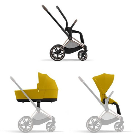 Cybex Priam 4.0 Wózek Spacerowy Mustard Yellow