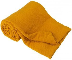 Kocyk Muślinowy 75x100 B0370_06 Musztardowy