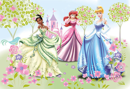 Trefl Puzzle 60 el. Księżniczki Disneya Spacer po Ogrodzie